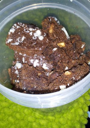 A picture of Ju s Microwave Nutella Brownie.