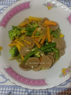 Foto resep Tumis brokoli,wortel,baso saos tiram