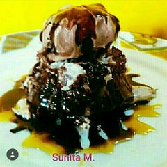 A picture of #ragi valcano muffin.