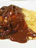 Easy Fluffy Omurice with Mushroom Demi-Glace Sauce