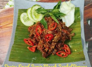 Foto resep Daging Empal Suwir Masak Sambal Bawang