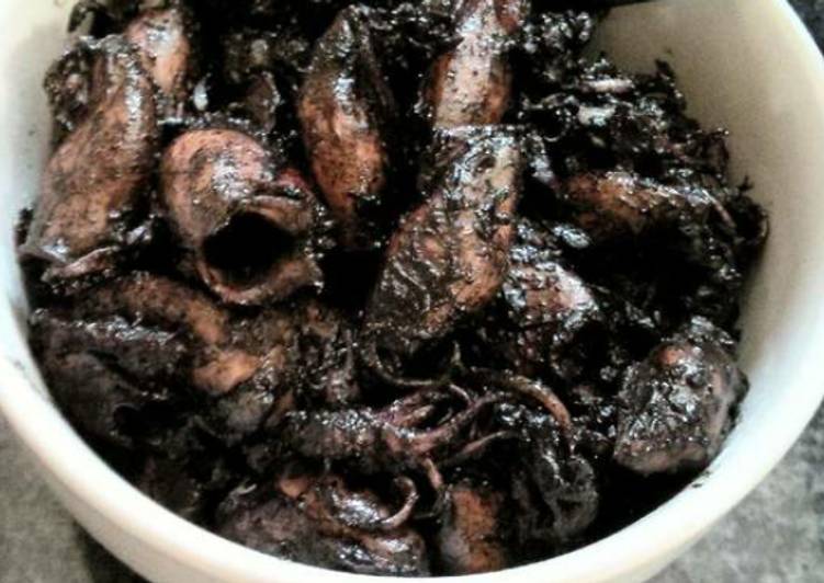 Resep Cumi hitam yang Enak Banget