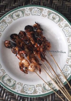 Foto resep Sate udang madu