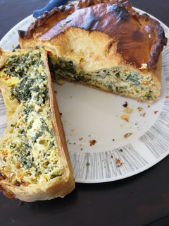 Una foto de Pastel 🥧 de acelga