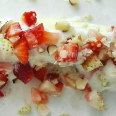 Una foto de Banana Split Saludable