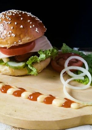 Foto resep Burger homemade
