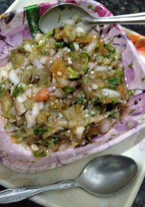 A picture of बाबा गानुश (Baba ganush recipe in hindi).