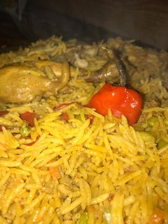 صورة لوصفة كبسة دجاج وخضار