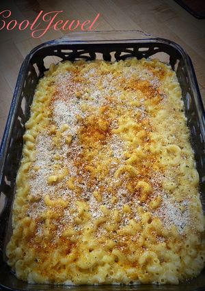 A picture of Homemade Mac n’ Cheese.