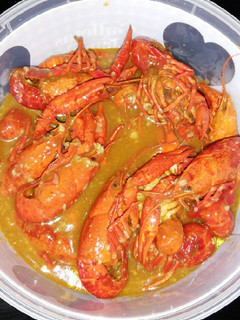 Una foto de Cangrejos de río en salsa "Isabel"