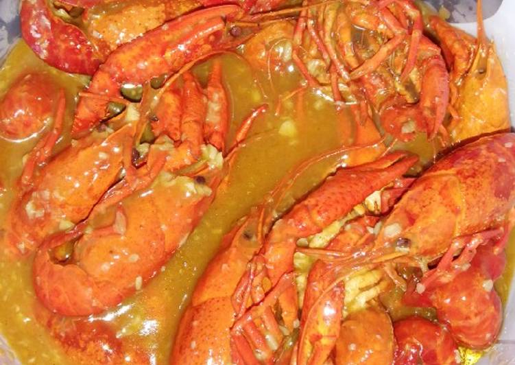 Cangrejos de río en salsa "Isabel"