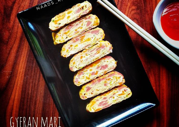 Gyeran mari / telur gulung ala korea