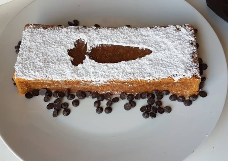 Bizcocho de zanahoria en microondas🥕