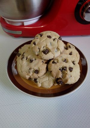 Una foto de Galletas con chips de chocolate