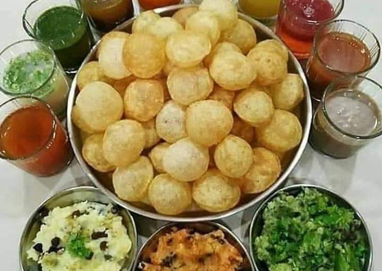 Simple Way to Make Speedy Pani Puri in ten flavors Homemade