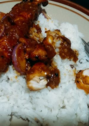Foto resep Sate Ayam Madura Bumbu Kacang