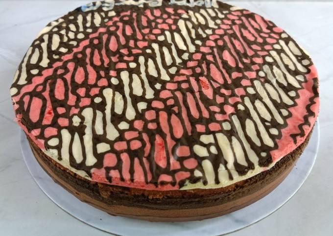 Resep Cake Motif Batik Oleh Isnawati Cookpad