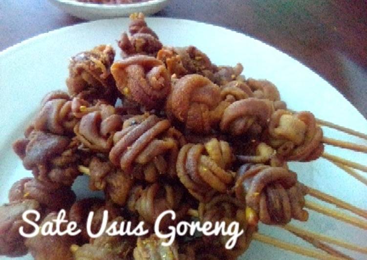 Sate Usus Goreng