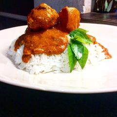 A picture of Chicken curry.