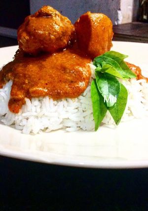 A picture of Chicken curry.