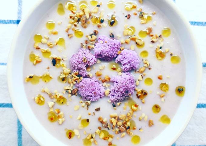 Come a Preparare Preferito Vellutata di cavolfiore viola al parmigiano reggiano