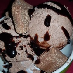 A picture of Chocolate ice cream.