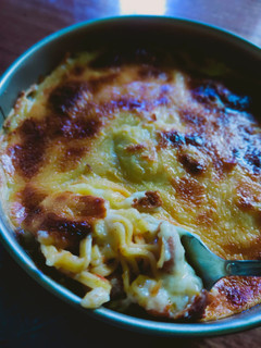Foto resep Spageti brulee dengan mie kuning