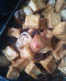 Đậu phụ nấm om nước tương