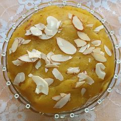 A picture of My Family Favourite Sweet Potato Shiro/Halva.