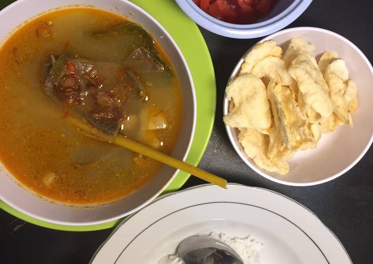 Soto betawi ala aku 🤗🥰