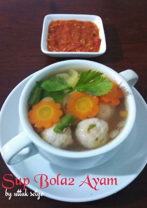 Foto resep Sup bola-bola ayam