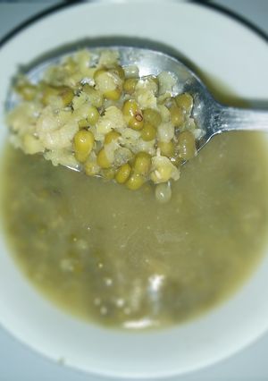 Foto resep Bubur kacang ijo berkuah