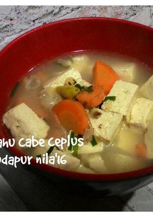 Foto resep sop tahu cabai ceplus