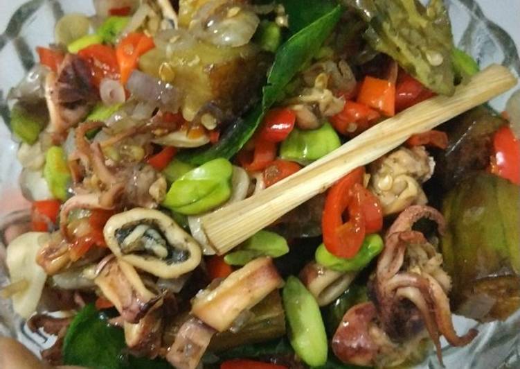 7 Resep Cumi asin  pete yang Enak Resep Masakan