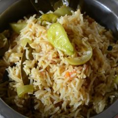 A picture of Ivy Gourd basmati pulav.