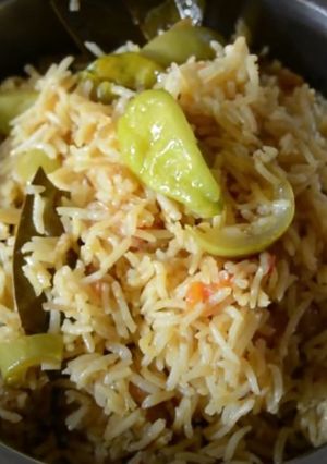 A picture of Ivy Gourd basmati pulav.