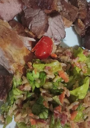 Una foto de Asado al Horno y Cerdo Chorizo y Morcilla