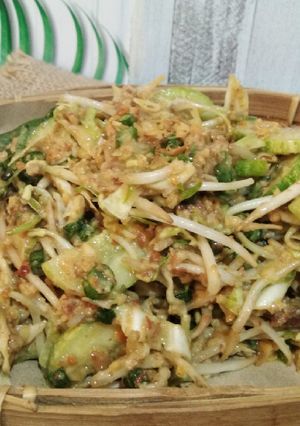 Foto resep Karedok Bumbu Kacang