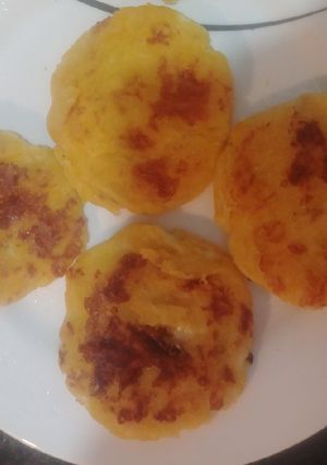 Una foto de Arepitas de plátano maduro