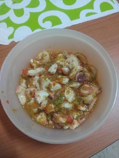 Una foto de Escabeche de pulpo