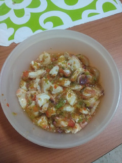 Una foto de Escabeche de pulpo