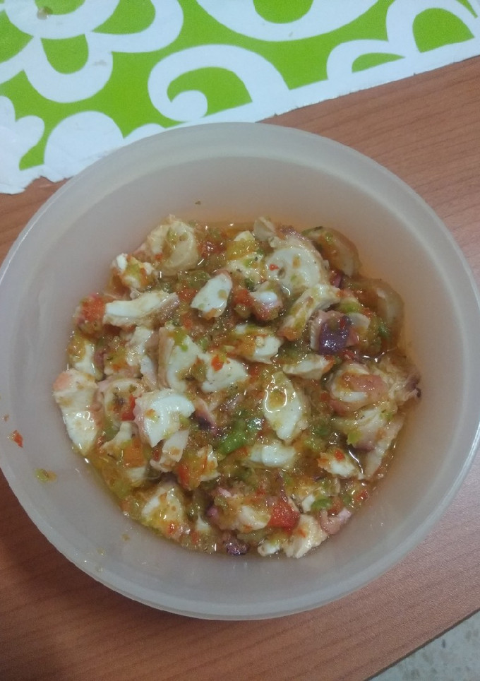 Una foto de Escabeche de pulpo
