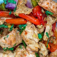 A picture of Baked chicken breast.