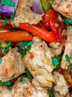 A picture of Baked chicken breast.
