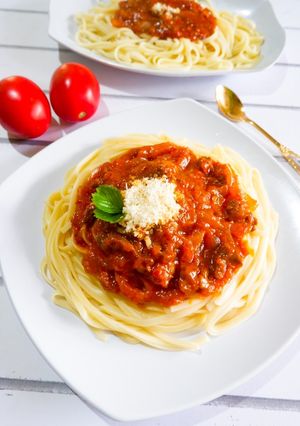 Foto resep 🍝Spaghetti Bolognese (Homemade Sauce)