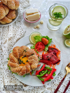 Foto resep Simit Sandviç / Sawit Sandwich / Roti Sandwich Khas Turki