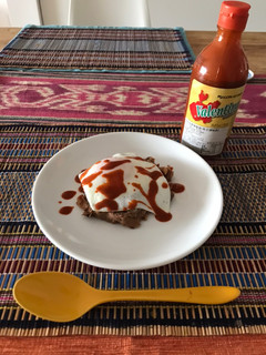 A picture of Bu’s famous quick and healthy refried beans.