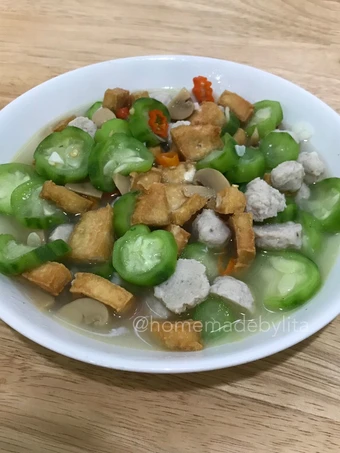 Cara Gampang Membikin Resep Tumis oyong bakso ikan gurih #homemadebylita yang Menggugah Selera Anti Ribet, Bisa Manjain Lidah