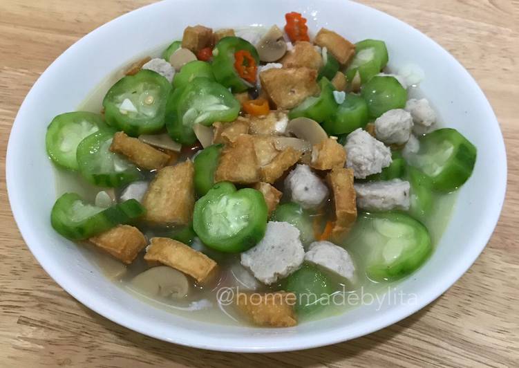 Tumis oyong bakso ikan gurih #homemadebylita