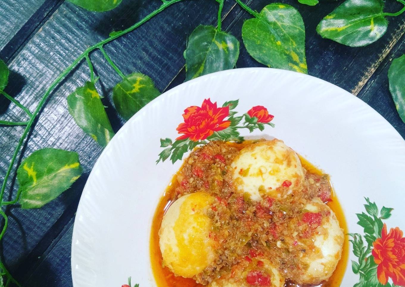 Sambal telur pedas